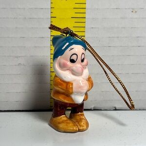 vintage 2” ornaments christmas tree Disney Gnome Ornament with Blue Hat